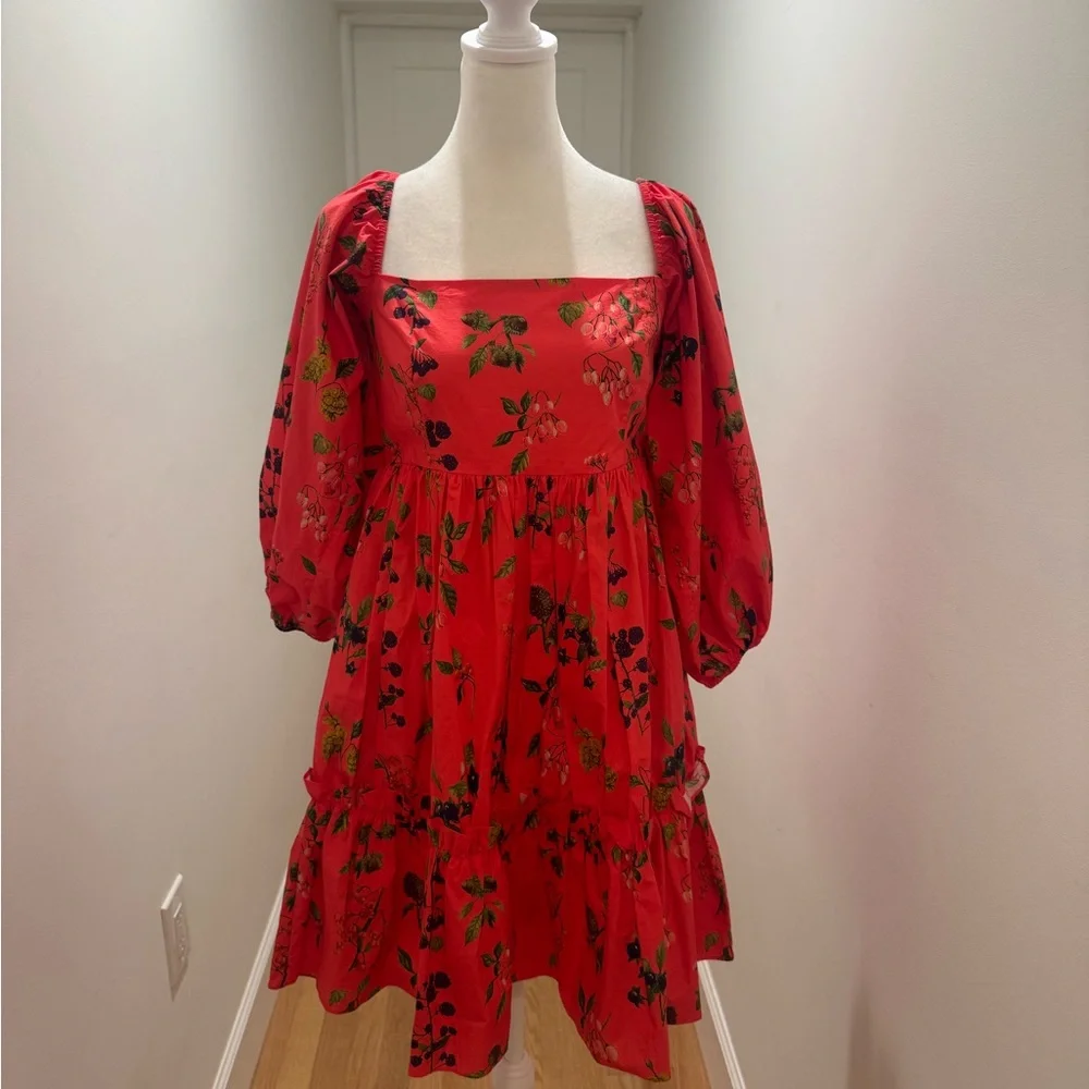 Cara Cara Vibrant Pink Floral Mini Dress - Picture 2 of 4